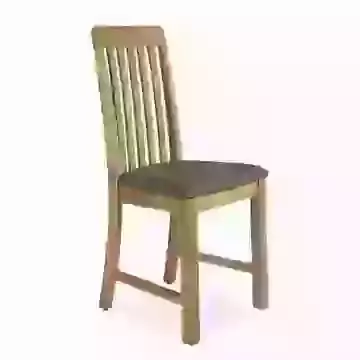 Scandi Style Slatted Oak Dining Chair